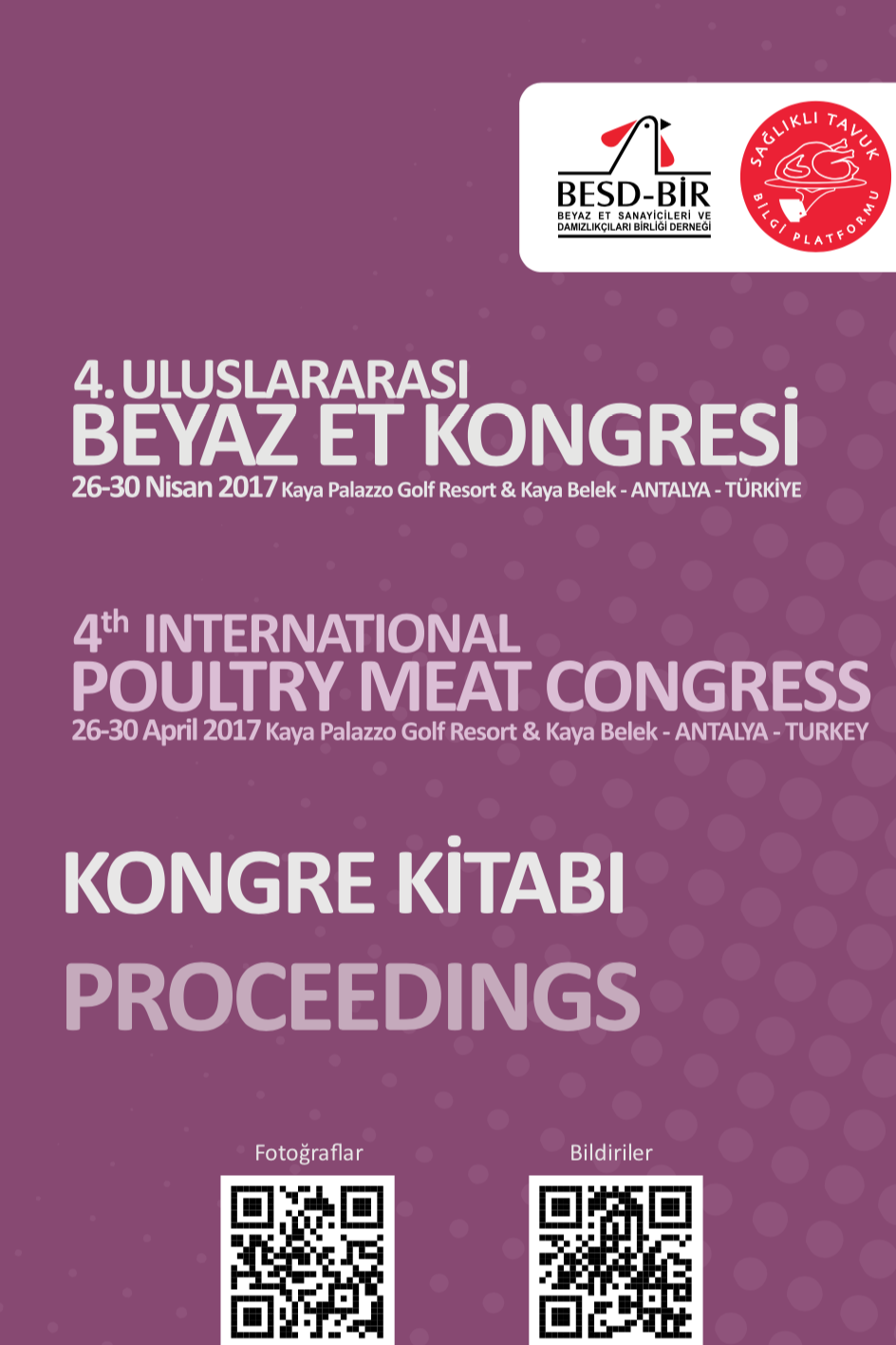 4. Uluslararası Beyaz Et Kongresi Kitabı - Türkçe