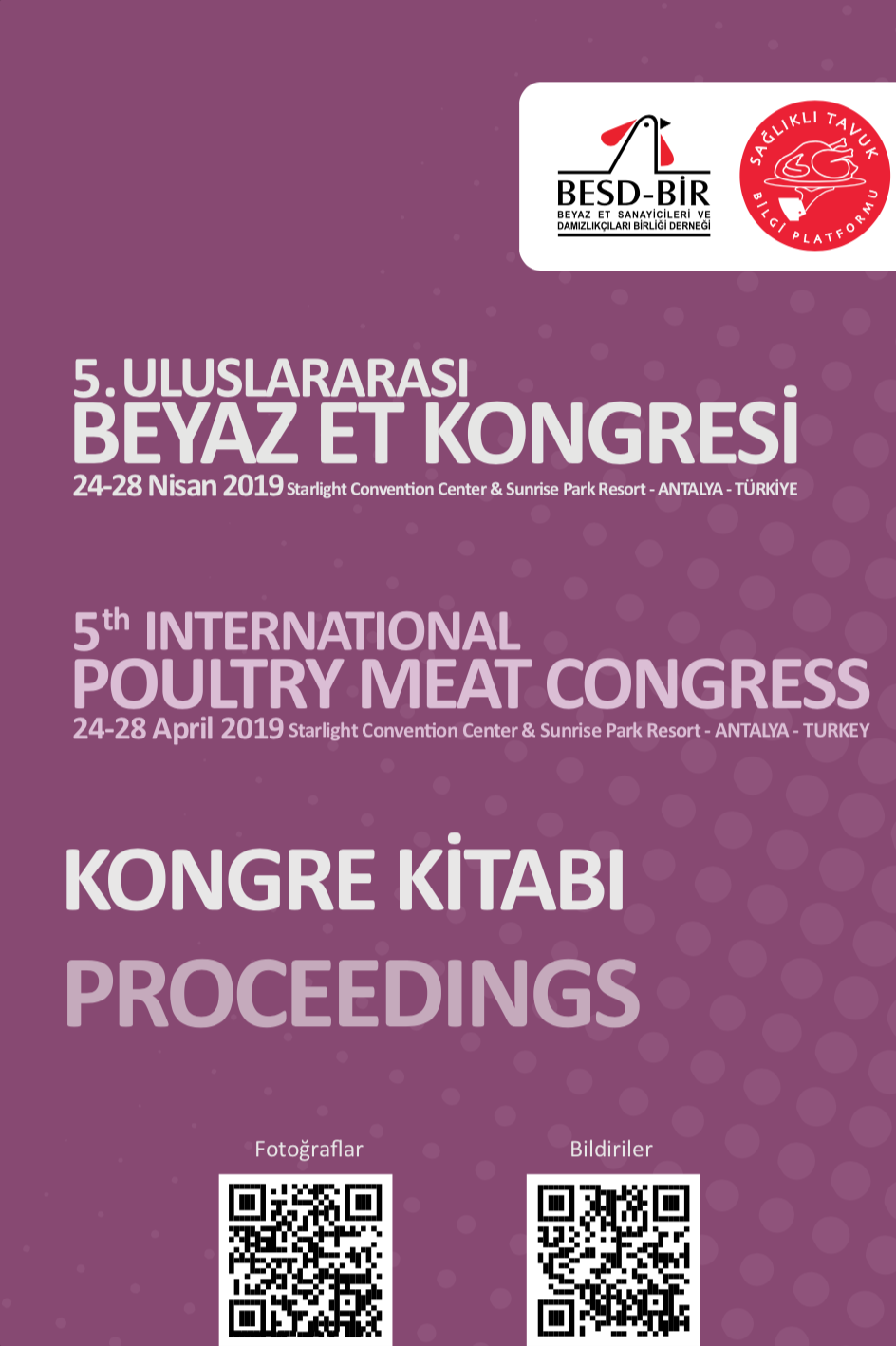 5. Uluslararası Beyaz Et Kongresi Kitabı - Türkçe